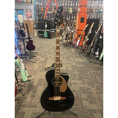 Fender Used Fender Kingman V2 Black Acoustic Bass Guitar