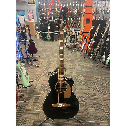 Fender Used Fender Kingman V2 Black Acoustic Bass Guitar Black