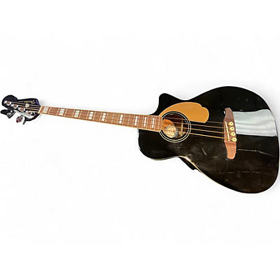 Used Fender Kingman V2 Black Acoustic Bass Guitar