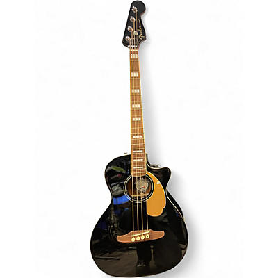 Used Fender Kingman V2 Black Acoustic Bass Guitar