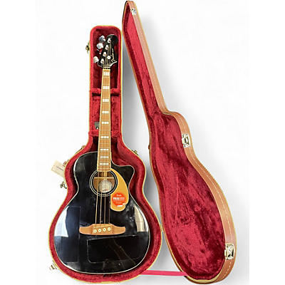 Used Fender Kingman V2 Black Acoustic Bass Guitar