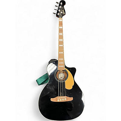 Used Fender Kingman  V2 Ebony Acoustic Bass Guitar