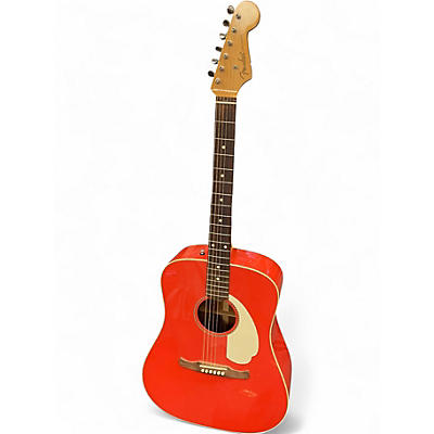Used Fender Kingman g Salmon Acoustic Electric Guitar