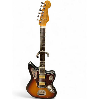 Used Fender Kurt Cobain Signature Jaguar 3 Color Sunburst Solid Body Electric Guitar