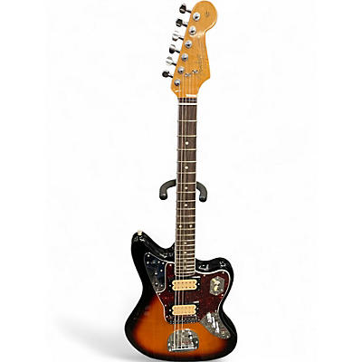Used Fender Kurt Cobain Signature Jaguar 3 Color Sunburst Solid Body Electric Guitar