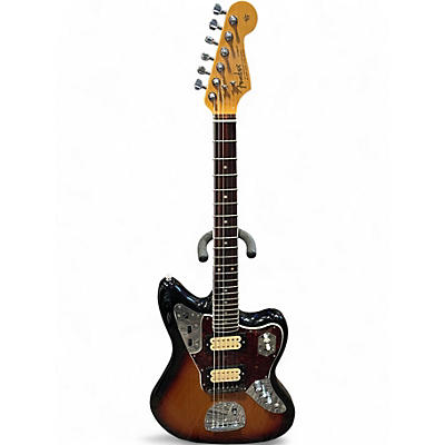 Used Fender Kurt Cobain Signature Jaguar NOS 2 Tone Sunburst Solid Body Electric Guitar