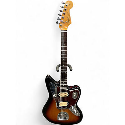Used Fender Kurt Cobain Signature Jaguar NOS 3 Color Sunburst Solid Body Electric Guitar