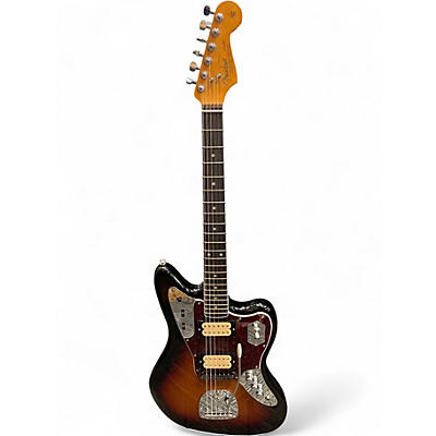 Used Fender Kurt Cobain Signature Jaguar NOS 3 Tone Sunburst Solid Body Electric Guitar