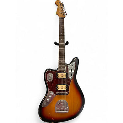 Used Fender Kurt Cobain Signature Jaguar Road Worn Sunburst Electric Guitar