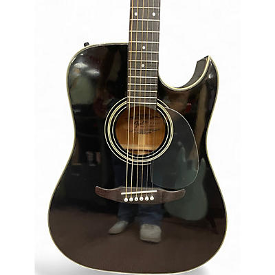 Used Fender LA BREA Black Acoustic Guitar