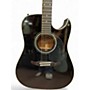 Used Fender LA BREA Black Acoustic Guitar Black