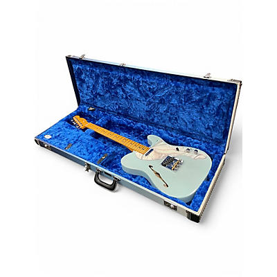 Used Fender LIMITED EDITION AMERICAN PROFESIONAL II TELECASTER THINLINE TRANS DAPHNE BLUE Hollow Body Electric Guitar