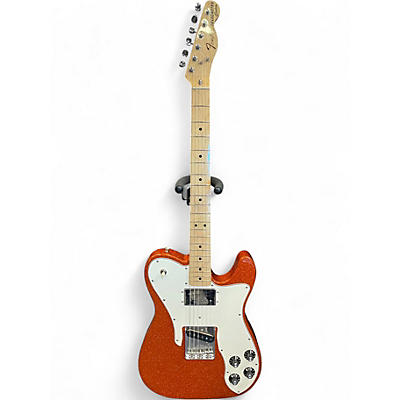 Used Fender LIMITED EDITION CUSTOM 72 TELECASTER ORANGE SPARKLE Solid Body Electric Guitar