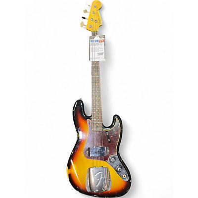 Used Fender LIMITED EDITION CUSTOM SHOP 60 JAZZ BASS RELIC Sunburst Electric Bass Guitar