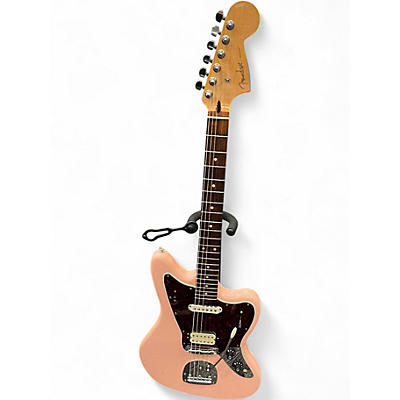 Used Fender LIMITED EDITION PLAYER JAGUAR Shell Pink Solid Body Electric Guitar
