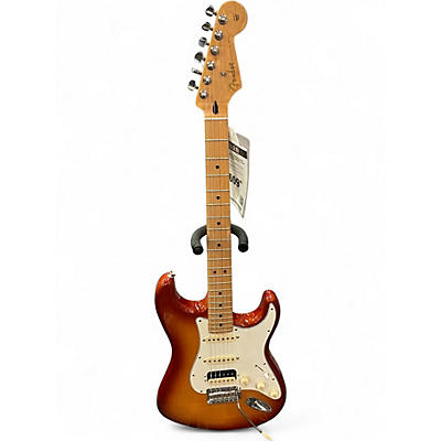 Used Fender LIMITED EDITION PLAYER STRATOCASTER 3 Tone Sunburst Solid Body Electric Guitar