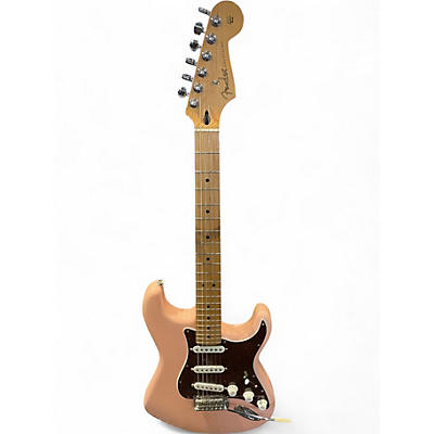 Used Fender LIMITED EDITION PLAYER STRATOCASTER Shell Pink Solid Body Electric Guitar