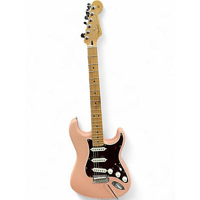 Used Fender LIMITED EDITION PLAYER STRATOCASTER Shell Pink Solid Body Electric Guitar