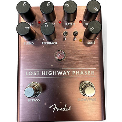 Used Fender LOST HIGHWAY PHASER Effect Pedal