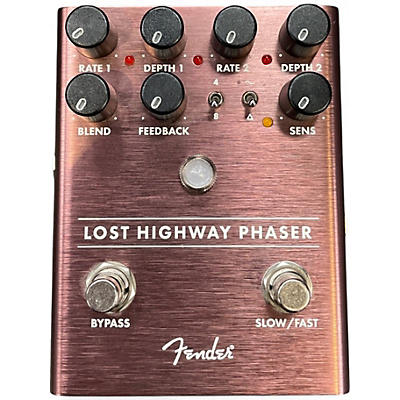 Used Fender LOST HIGHWAY PHASER Effect Pedal