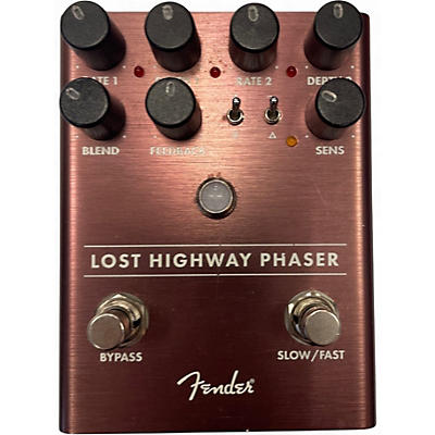 Used Fender LOST HIGHWAY PHASER Effect Pedal