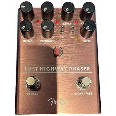 Used Fender LOST HIGHWAY PHASER Effect Pedal