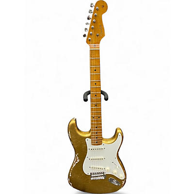 Used Fender LTD 56 STRATOCASTER RELIC CUSTOM SHOP Aztec Gold Solid Body Electric Guitar
