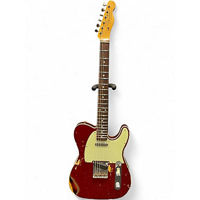 Used Fender LTD 60's Custom Shop Telecaster Heavy Relic Candy Apple Red Solid Body Electric Guitar