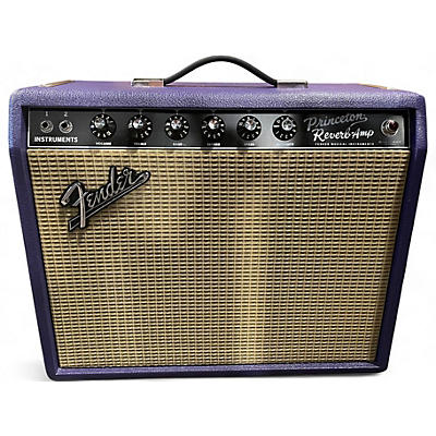 Used Fender LTD '65 Princeton Reverb Greenback / Plum Tube Guitar Combo Amp