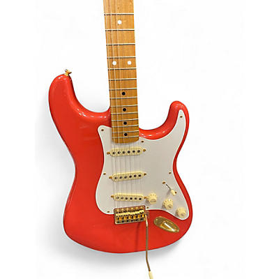 Used Fender LTD ED CLASSIC 50'S  Fiesta Red Solid Body Electric Guitar