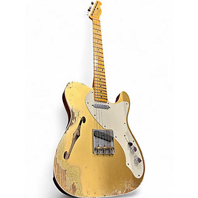 Used Fender LTD NAMM 50S CUSTOM TELE  Aztec Gold Solid Body Electric Guitar
