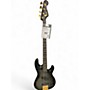 Used Fender LYTE PRECISION BASS BLACK FLAME Electric Bass Guitar BLACK FLAME