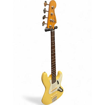 Used Fender Laura Lee Signature Jazz Bass Vintage White Electric Bass Guitar