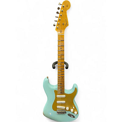 Used Fender Limited '54 Stratocaster Relic Custom Shop SFA Daphne Blue Solid Body Electric Guitar