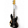 Used Fender Limited Custom Jazz Bass Heavy Relic Black Electric Bass Guitar Black