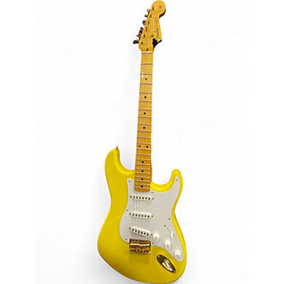 Used Fender Limited Edition 1954 Hardtail Stratocaster DLX  CANARY YELLOW Solid Body Electric Guitar