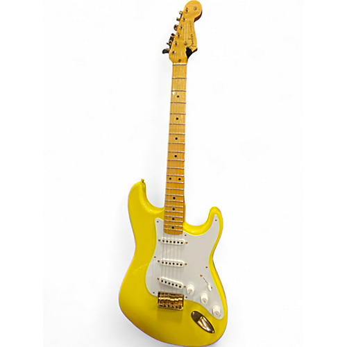 Used Fender Limited Edition 1954 Hardtail Stratocaster DLX  CANARY YELLOW Solid Body Electric Guitar CANARY YELLOW