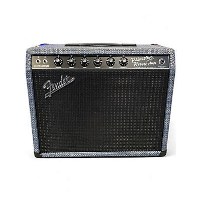 Used Fender Limited Edition 65 Princeton Reverb Chilewich Denim Tube Guitar Combo Amp