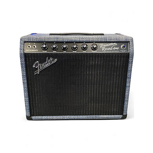 Used Fender Limited Edition 65 Princeton Reverb Chilewich Denim Tube Guitar Combo Amp