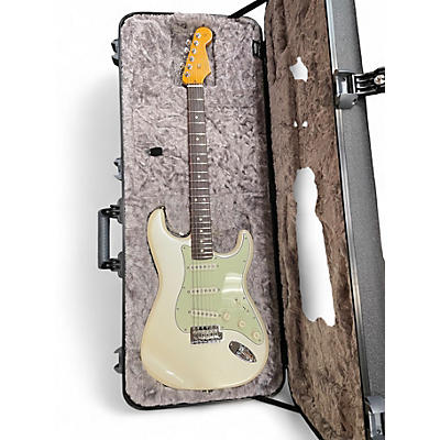 Used Fender Limited Edition American Professional Classic Stratocaster Olympic Pearl Solid Body Electric Guitar