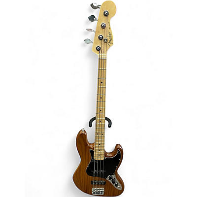 Used Fender  Limited Edition American Professional Jazz Bass  Natural Roasted Ash Electric Bass Guitar