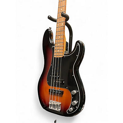 Used Fender Limited Edition American Standard PJ Bass 3 Tone Sunburst Electric Bass Guitar
