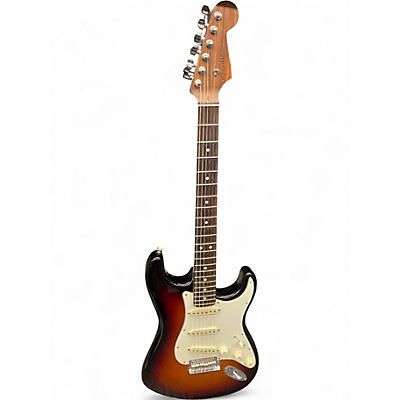 Used Fender Limited Edition American Standard Stratocaster 2 Tone Sunburst Solid Body Electric Guitar