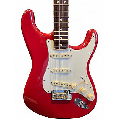 Used Fender Limited Edition American Standard Stratocaster Channel Bound Dakota Red Solid Body Electric Guitar