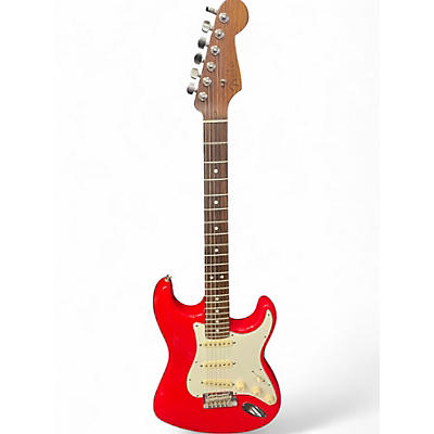 Used Fender Limited Edition American Standard Stratocaster Rosewood Hot Rod Red Solid Body Electric Guitar
