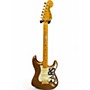 Used Fender Limited Edition Bruno Mars Stratocaster Gold Solid Body Electric Guitar Gold