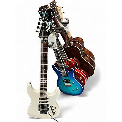 Used Fender Limited Edition HM Stratocaster White Solid Body Electric Guitar