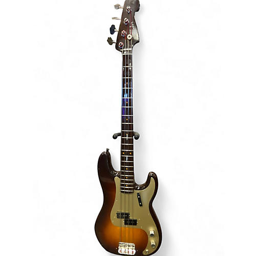 Used Fender Limited Edition Journeyman Relic® '57 Precision Bass® - Rose Chocolate 2-Color Sunburst Electric Bass Guitar Chocolate 2-Color Sunburst