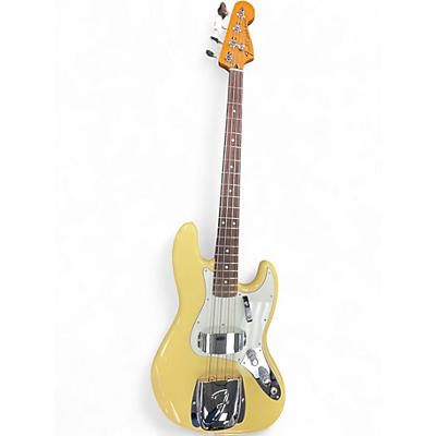 Used Fender Limited Edition Laura Lee Jazz Bass Vintage White Electric Bass Guitar