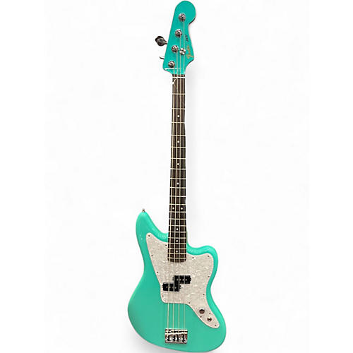 Used Fender Limited-Edition Mark Hoppus Jaguar Sea Foam Green Electric Bass Guitar Sea Foam Green